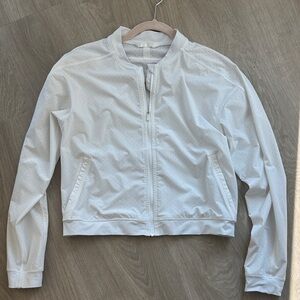 Lululemon Women's White Perforated Jacket